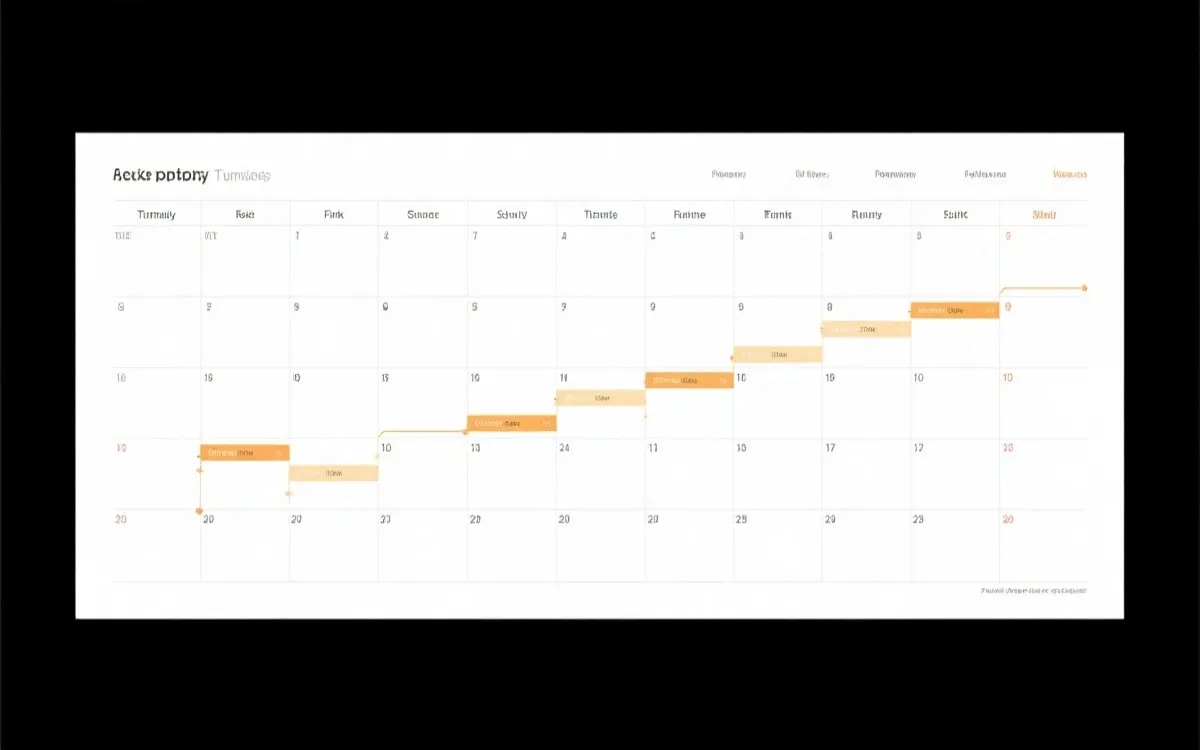 北京时间观赛日历模板与时间轴表格，可打印的赛程规划视觉